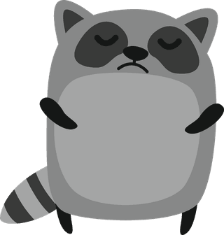 ferretscute-racoon-cartoon-vectors-the-cutest-little-raccoon-cartoon-811891