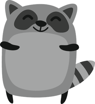 ferretscute-racoon-cartoon-vectors-the-cutest-little-raccoon-cartoon-58699