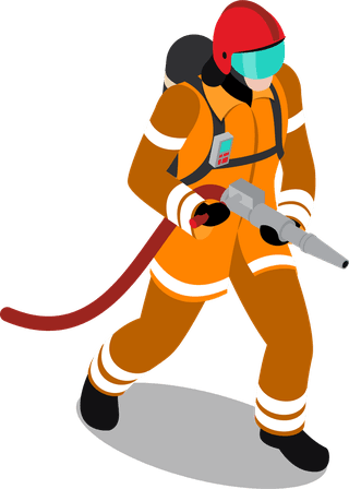 isometricfireman-firefighting-illustration-922247