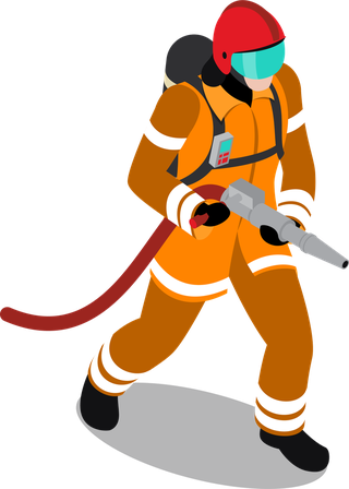 isometricfireman-firefighting-illustration-922247