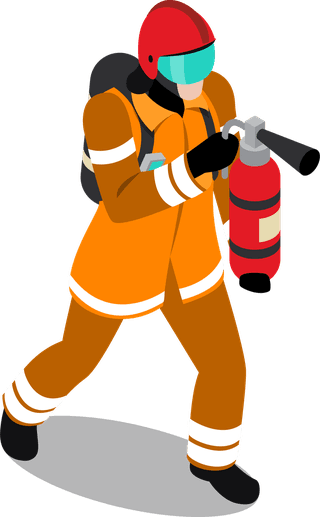 isometricfireman-firefighting-illustration-937226