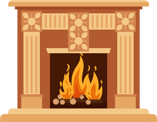 firein-fireplace-flat-illustration-774131