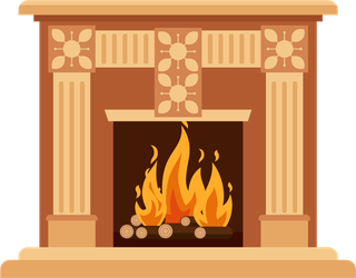 firein-fireplace-flat-illustration-774131