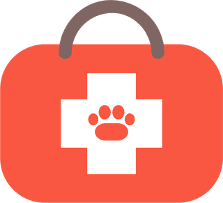 firstaid-box-pet-care-design-elements-various-colored-accessory-symbols-732997