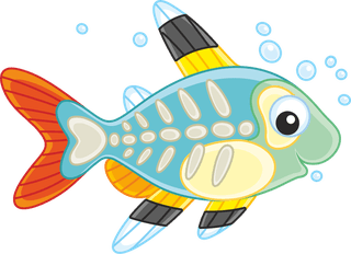 fishanimal-english-alphabet-cartoon-vector-125015