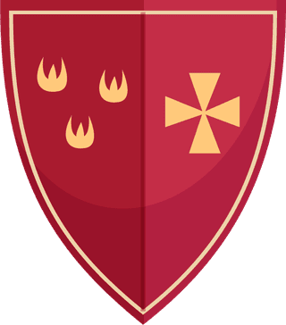 flagmedieval-castle-attributes-inhabitants-flat-icons-set-341980
