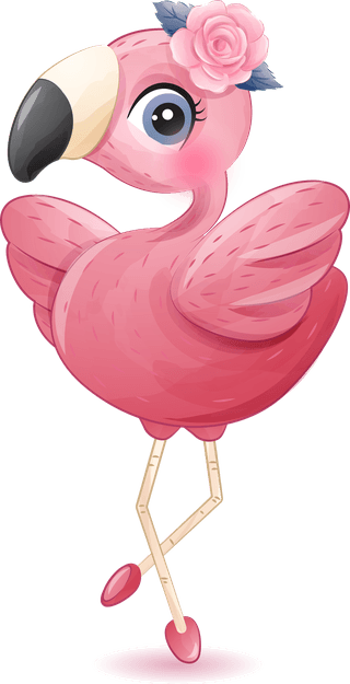 flamingocute-little-flamingo-with-ballerina-collection-823387