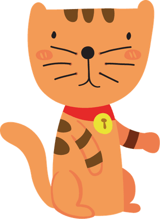 flatcute-smiling-cat-cartoon-cat-cat-character-422259