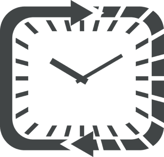 flatgray-square-clock-icon-536098