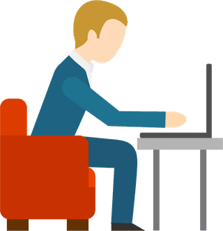 flatpeople-working-with-computer-icon-369430