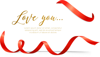 flatred-gift-bows-ribbon-greeting-invitation-cards-envelopes-with-copy-space-vector-illustration-set-706575
