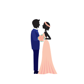 flatstanding-wedding-couples-illustration-677475
