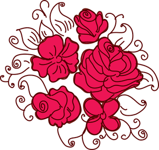 flowerfrench-red-rose-theme-vector-74476