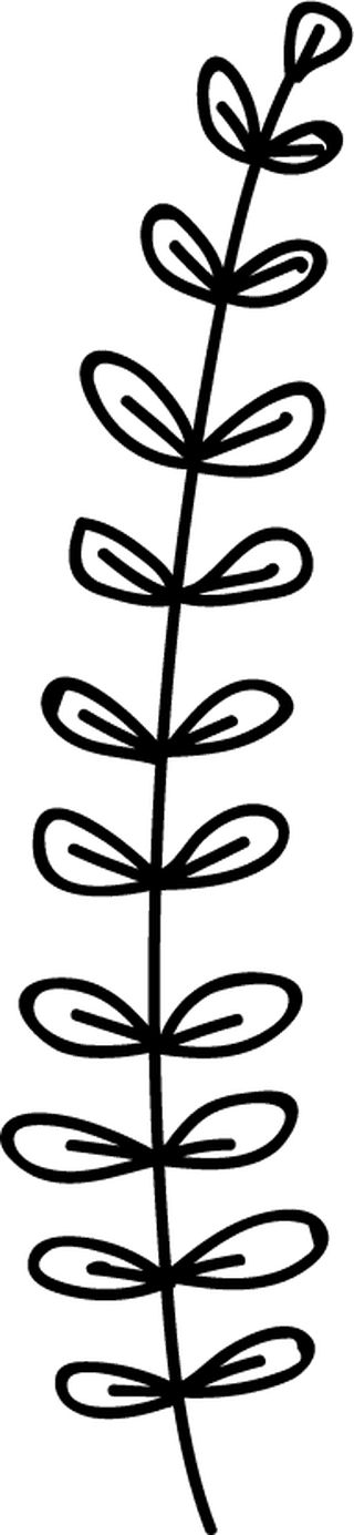 flowerleaf-icons-lineart-design-black-white-decor-542333