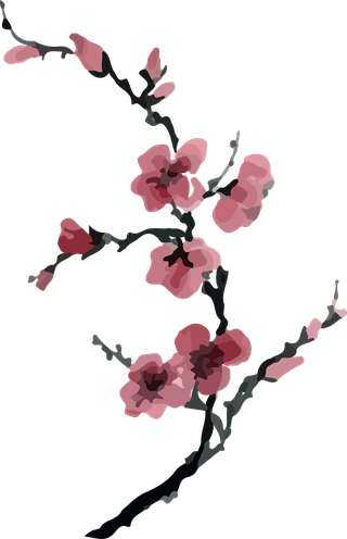 flowerpink-peach-blossom-art-watercolor-vector-cover-136764
