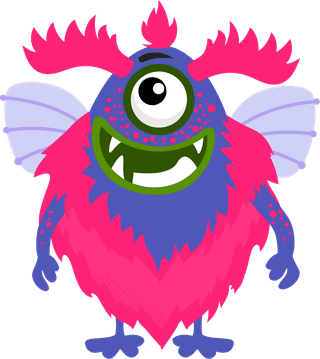 flyingcartoon-monsters-vector-set-for-kids-party-670640