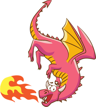 flyingdragon-set-of-colorful-goofy-cartoon-dragons-set-on-isolated-white-background-471472