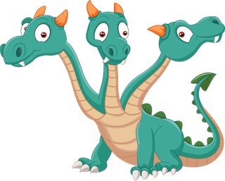 flyingdragon-set-of-dragons-cartoon-on-white-background-462929