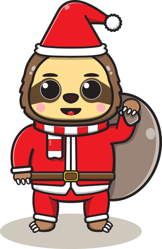 folivorachristmas-suit-vector-illustration-of-cute-sloth-santa-mascot-or-character-485393