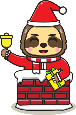 folivorachristmas-suit-vector-illustration-of-cute-sloth-santa-mascot-or-character-91095