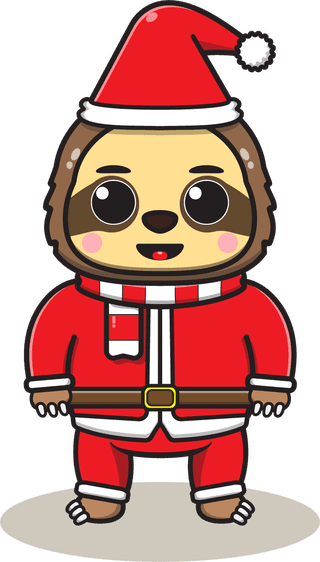 folivorachristmas-suit-vector-illustration-of-cute-sloth-santa-mascot-or-character-431807