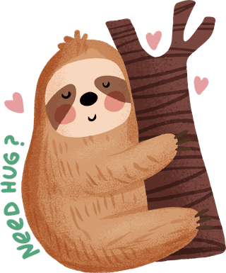 folivorafunny-sloth-reactions-illustration-657730
