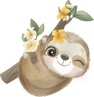 folivorafunny-sloth-reactions-illustration-567689