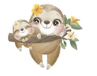 folivorafunny-sloth-reactions-illustration-980676
