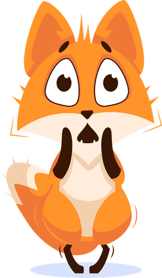 foxcute-funny-emotional-fox-set-cartoon-illustration-88436