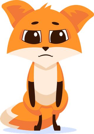 foxcute-funny-emotional-fox-set-cartoon-illustration-581600