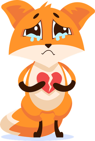 foxcute-funny-emotional-fox-set-cartoon-illustration-474462