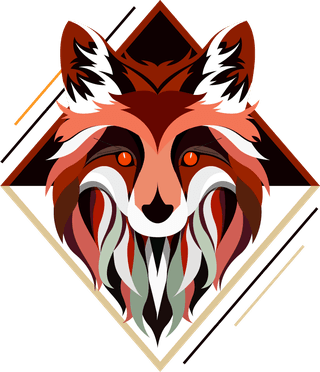 foxwild-animal-icons-collection-colorful-classical-design-300392