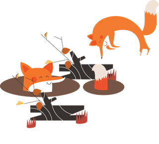 foxwild-animal-icons-collection-colorful-classical-design-353896