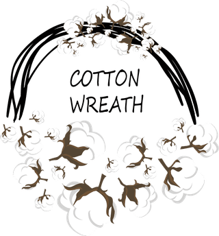 framedesign-elements-cotton-flowers-decoration-903036