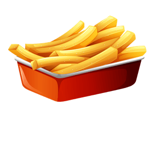 frenchfries-different-types-of-canned-food-and-desserts-illustration-956825