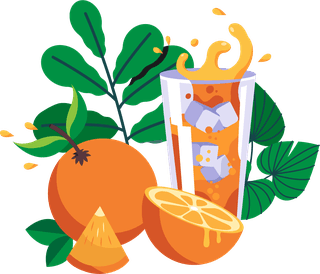 fruitbeverages-design-elements-colorful-dynamic-sketch-554984