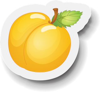 fruitsset-dessert-fruit-sticker-673