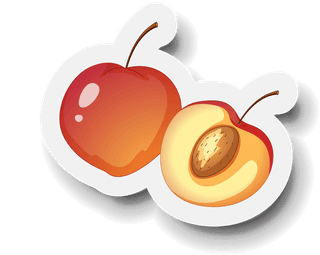 fruitsset-dessert-fruit-sticker-839096