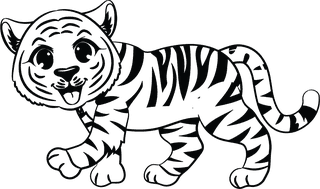 funnycute-tiger-cub-vector-illustration-400285