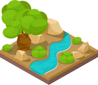 gameground-vector-items-nature-stone-game-landscape-cartoon-interface-game-rock-water-layer-game-illustration-497005