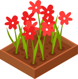 isometricgardening-icons-with-people-working-in-garden-941269