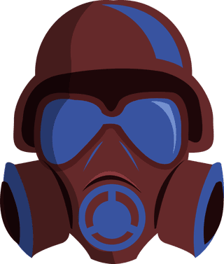 gasmask-protection-masks-icon-brown-design-various-shapes-isolation-731529