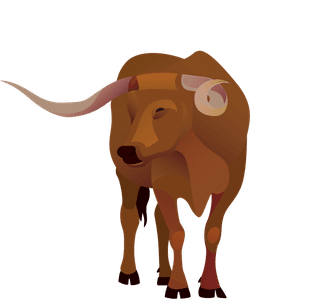 gaurwild-bull-icons-longhorn-sketch-cartoon-design-688894