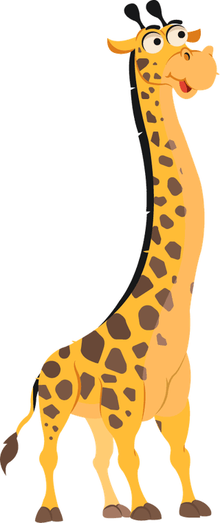 giraffetropical-animals-icons-cute-cartoon-character-sketch-856264