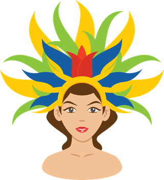 girlin-fur-hat-set-of-brazilian-samba-dancer-on-transparent-background-623264
