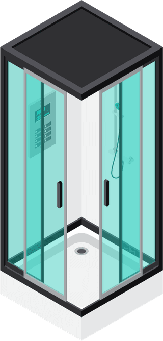 glassbathroom-sanitary-engineering-isometric-icons-784176