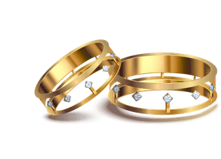 goldenring-gold-wedding-rings-realistic-isolated-sets-noble-metal-with-diamonds-339547