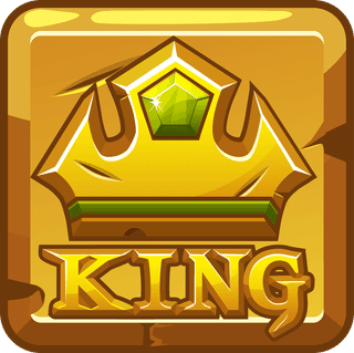 goldenround-square-app-icons-with-crowns-492875