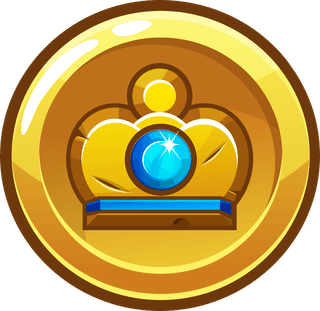 goldenround-square-app-icons-with-crowns-557901