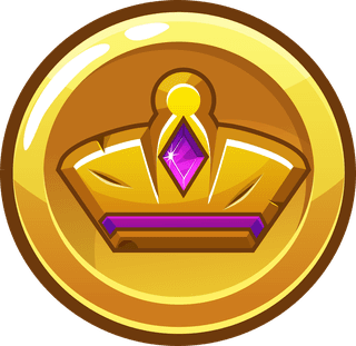 goldenround-square-app-icons-with-crowns-131297